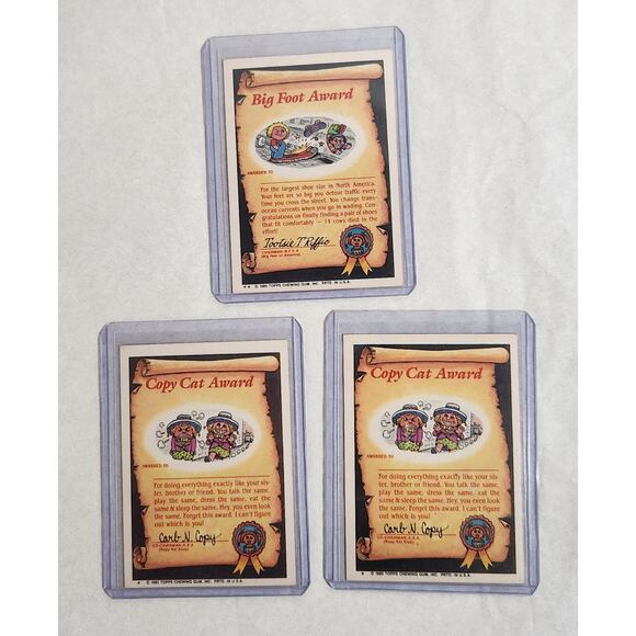 GPK Vintage Janet Planet 63a, Hot Scott 64a, Luke Warm 64b Series 2 1985 VG+ - Picture 5 of 5